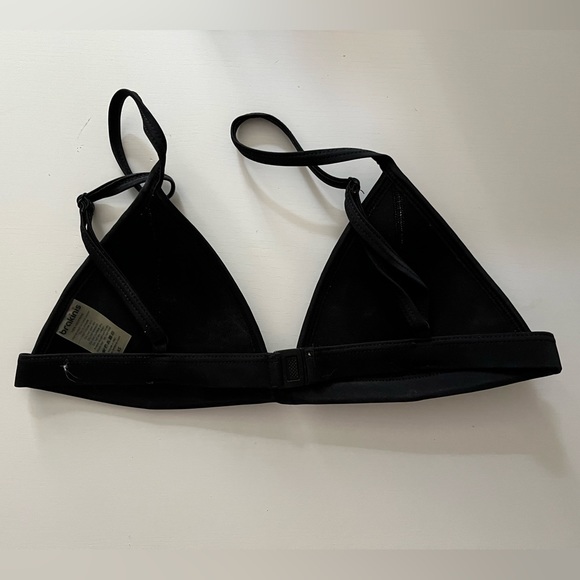Mesh black neoprene swimsuit top - Picture 2 of 2